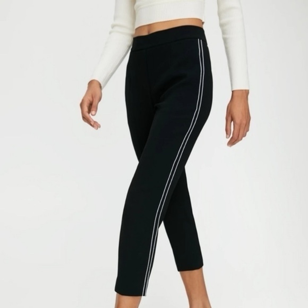 Aritzia Babaton Conan Side Stripe Trouser Pants